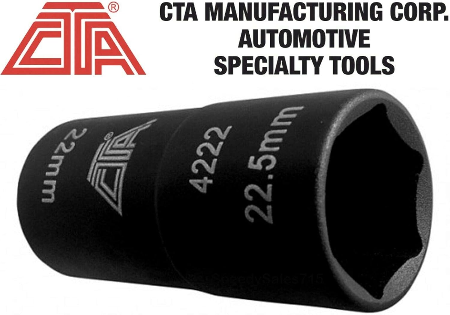 CTA Tools 4222 Douille à écrou de roue 22 mm x 22,5 mm 