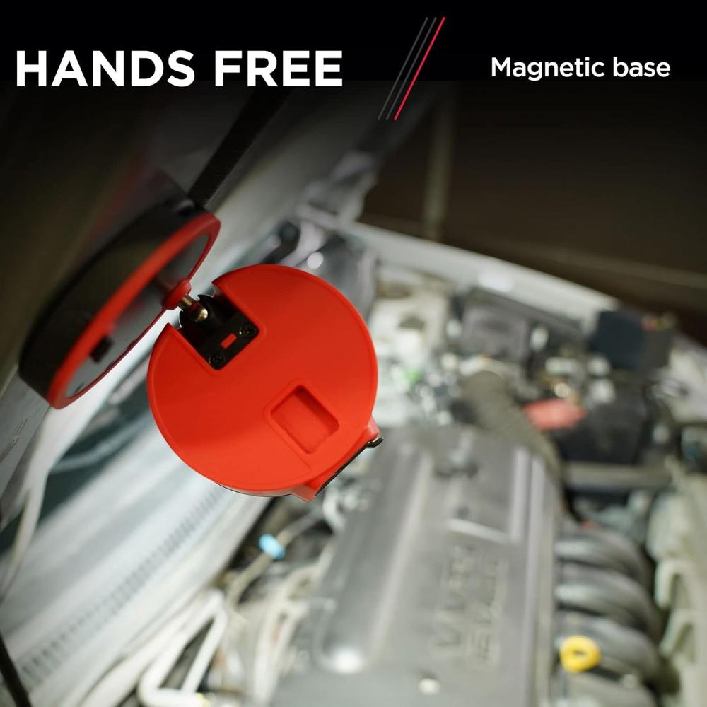 Schumacher SL886RU Projecteur LED rechargeable COB 6 W avec base magnétique