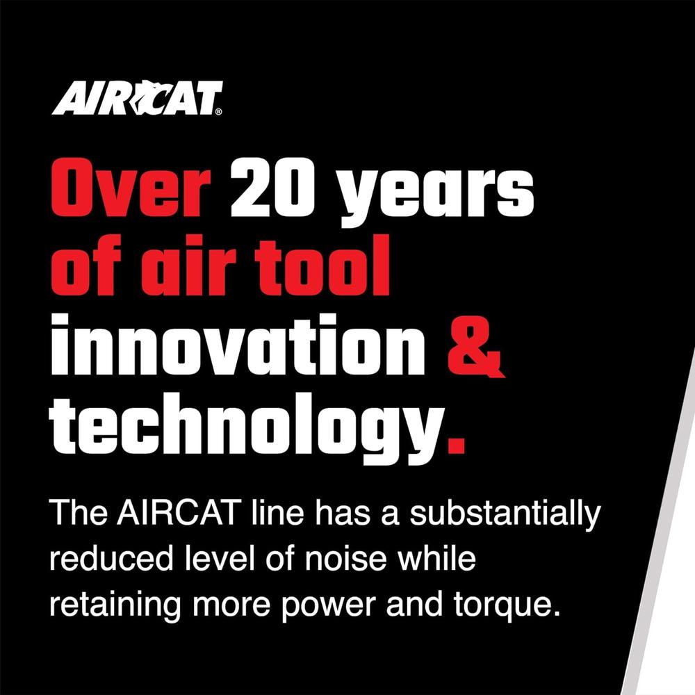 AirCat 811 1/4" 30° FLEX HEAD RATCHET, 3-POSITION FLEX HEAD DESIGN, 35 FT-LBS, 240 RPM