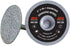 IPA Tools 8120 2" DIAMETER 3-IN-1 DIAMOND GRINDING WHEEL, GRIND, CUT & UNDERCUT, 1/4" SHANK
