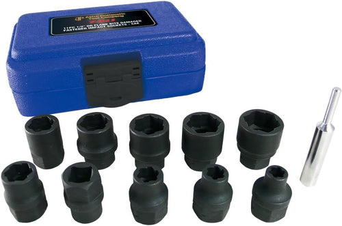 Astro Pneumatic Tool 7411 11 douilles à chocs SAE à entraînement 1/2"