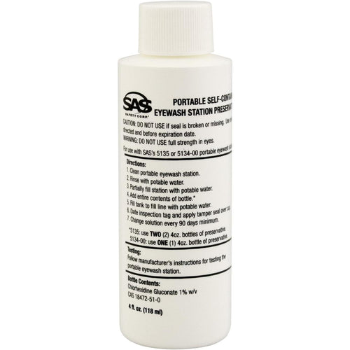 SAS Safety 1181926 Eyewash Station 4 Oz. Preservative
