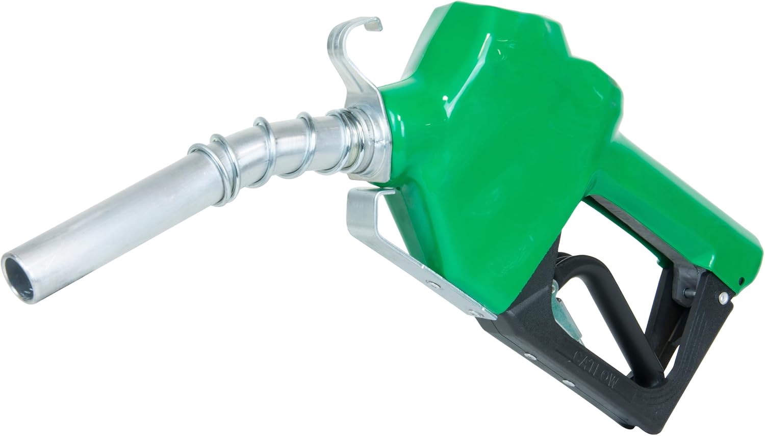 Fill-Rite N075DAU10 3/4" 2.5-14.5 GPM (9.5-55 LPM) Automatic Fuel Nozzle with Hook (Green)