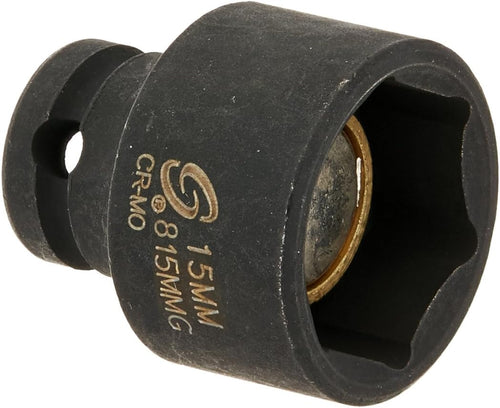 Sunex Tools 815MMG 1/4 in. Drive 15-mm Magnetic Impact Socket