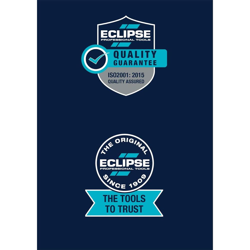 Eclipse E10R Straight Jaw Locking Pliers, Chrome Molybdenum Steel, 10" Size, 1-3/4" Jaw Capacity