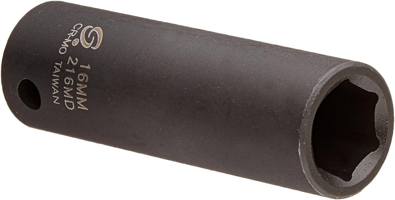 Sunex Tools 216MD1 in." Drive 16-mm Deep Impact Socket