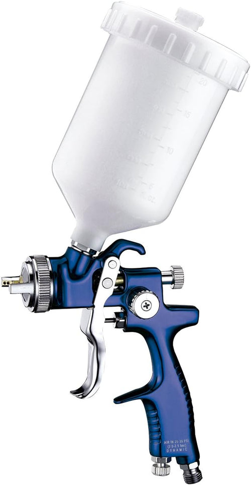 Astro Pneumatic EUROHE107 EuroPro High Efficiency Spray Gun with 1.7mm Nozzle and Plastic Cup