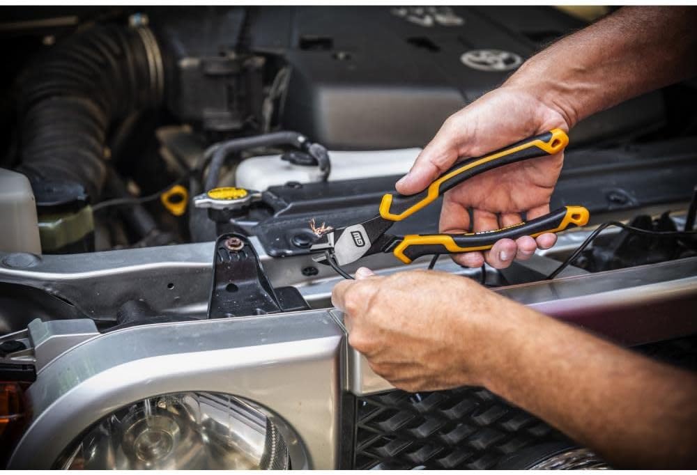 GearWrench 82179C-06 8" PIT-BULL DIAGONAL CUTTING PLIERS W/ CUSION GRIP, AWG8 CUT CAPACITY
