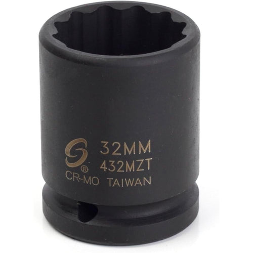 Sunex Tools 432MZT 3/4 in. Drive 32-mm 12-Point Thin Wall Impact Socket