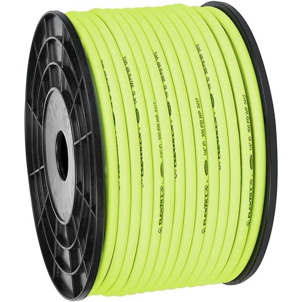 PLASTILINUM Pro Air Hose. Bulk Plastic Spool. 1/4 in. x 250 ft. Heavy Duty. Ligh.