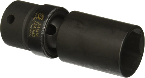 Sunex Tools 224UMD 1/2" Drive Deep 6 Point Universal Impact Socket 24mm
