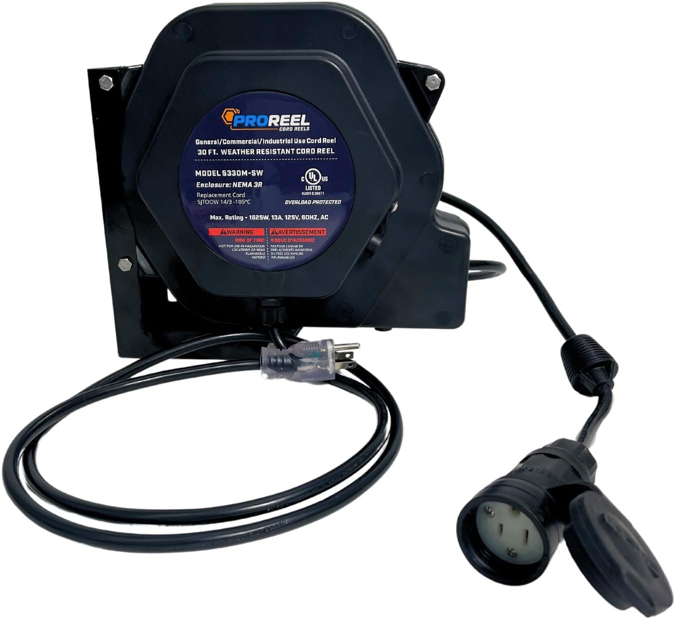 Alert Stamping 5330M-SW INDOOR/OUTDOOR REEL - SJTOOW 14/3 30FT.