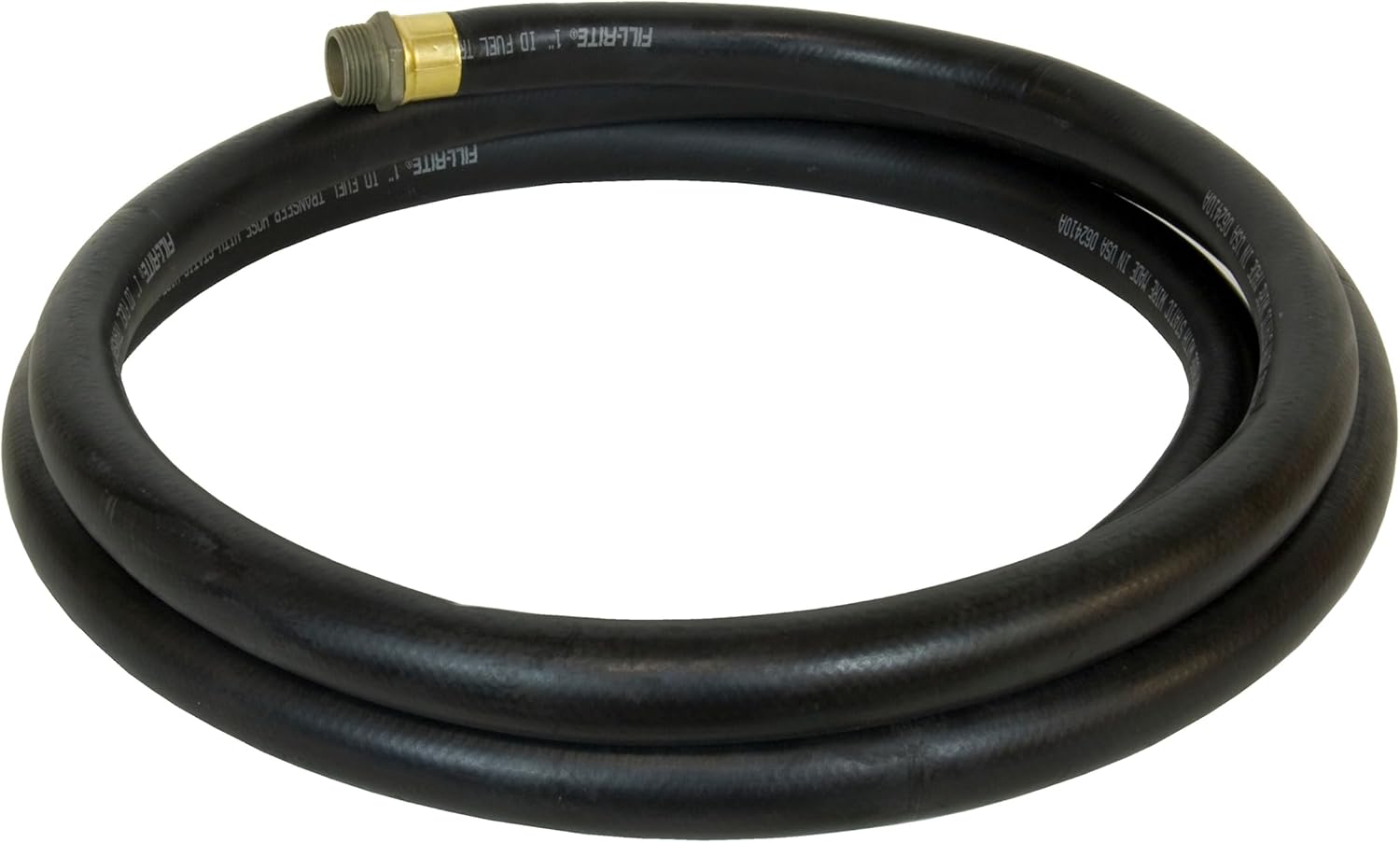 Fill-Rite FRH10012 1" x 12' Hose with Static Wire and Internal Spring Guards.  NPT Threads.  Retail Packaged.