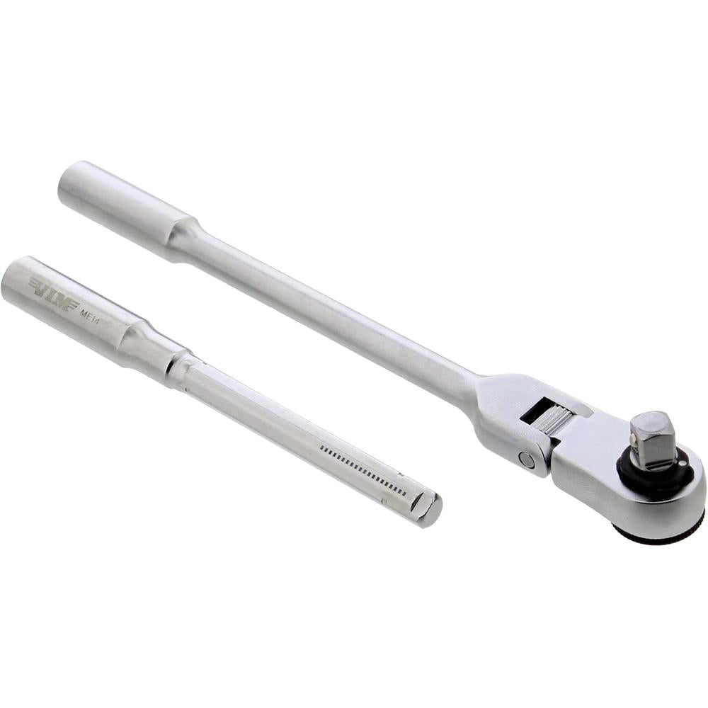 VIM Tools RFB400K 3 Piece 1/4" Mini Flex Bit/Socket Ratchet And T-Handle