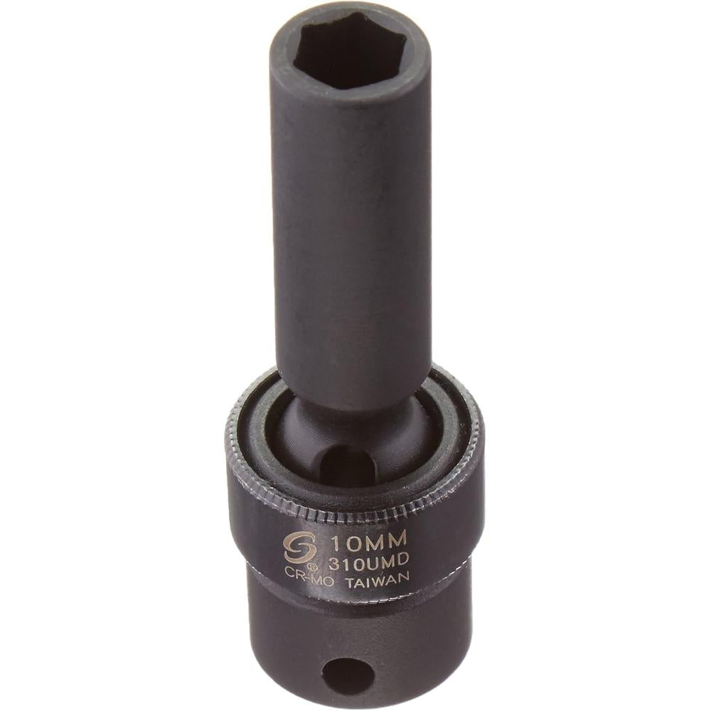 Sunex Tools 310UMD 3/8" Drive Deep Universal 6 Point Metric Impact Socket 10mm