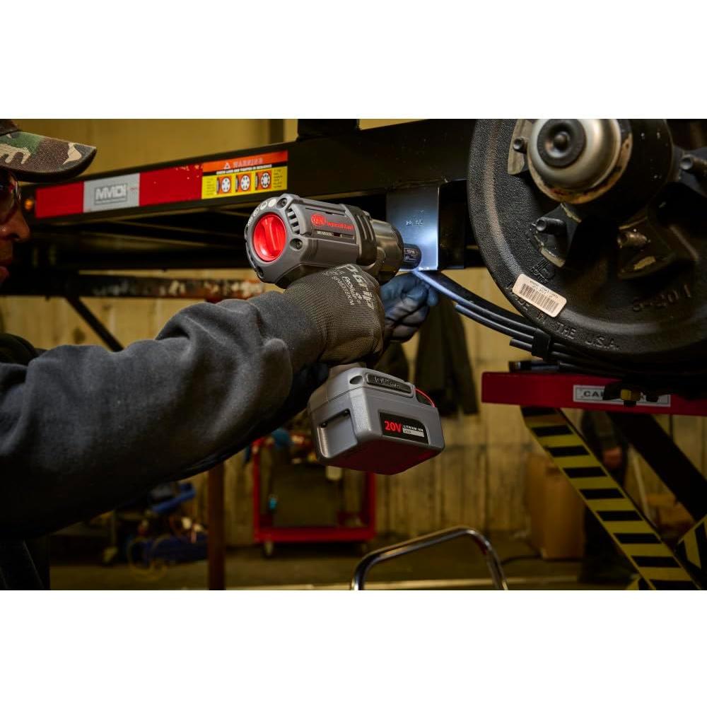 Ingersoll Rand W7152-K22 20V High Torque 1/2 Inch Drive Cordless Impact Wrench, 2 Battery Kit