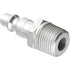 Milton Industries S-733 3/8" Male Plug M-Style, 2/Cd
