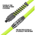 Legacy Manufacturing RP900375BS Raccord réutilisable pour tuyau d'air Flexzilla Pro avec rotule pivotante, 3/8" Barb, 1/4" MNPT
