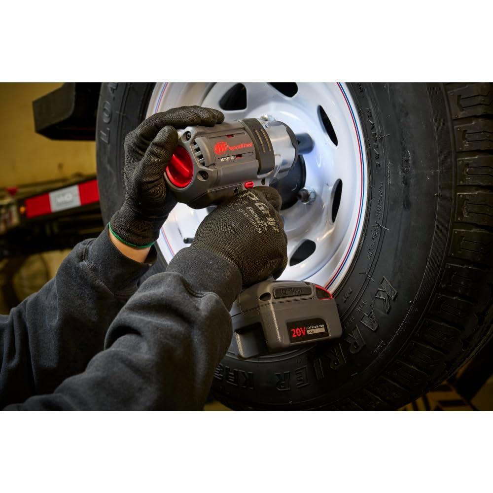 Ingersoll Rand W7152-K22 20V High Torque 1/2 Inch Drive Cordless Impact Wrench, 2 Battery Kit