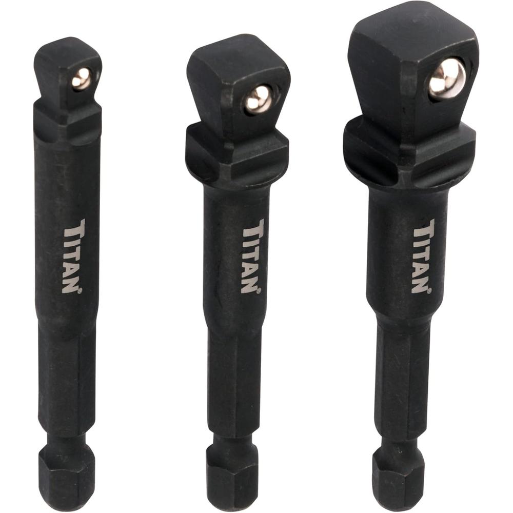 Titan Tools 49003 3 Pc. 2-3/4 In. Impact Wobble Socket Adapter