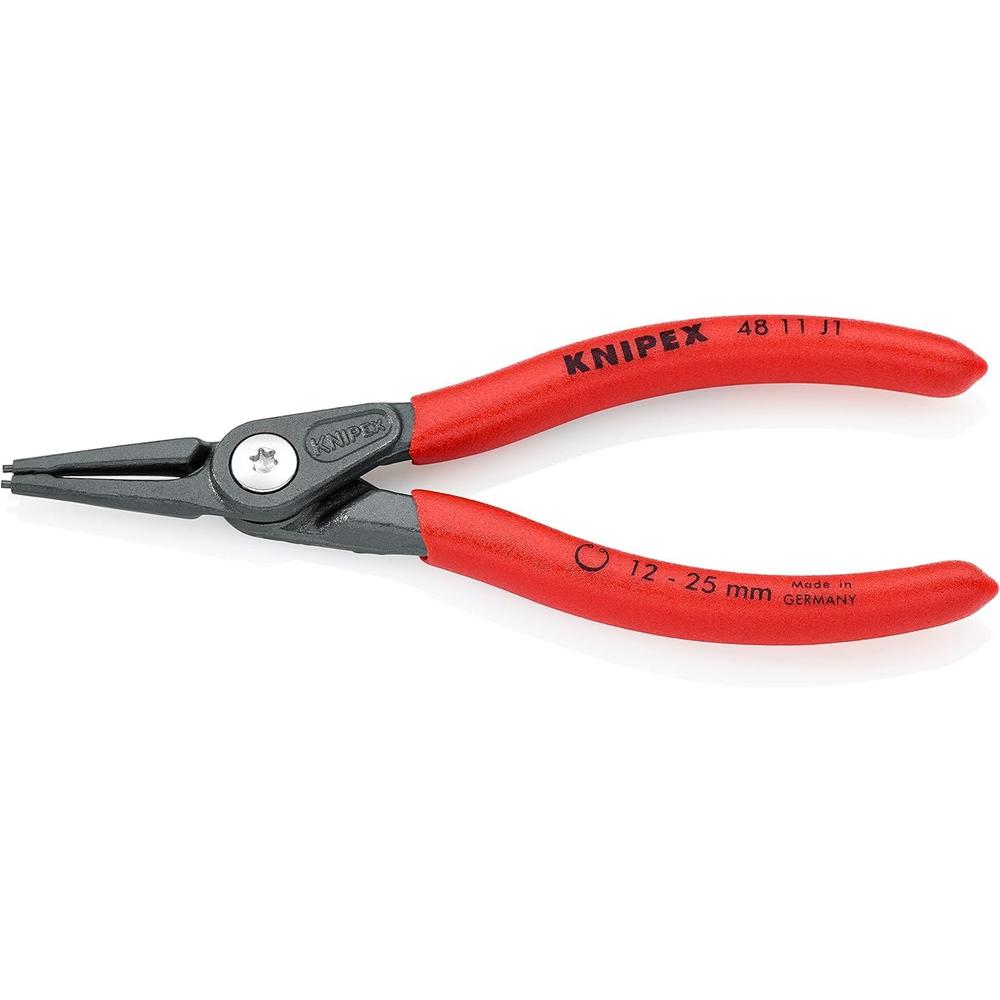 Knipex 48 11 J1 Precision Circlip Pliers-Internal Straight-Size 1