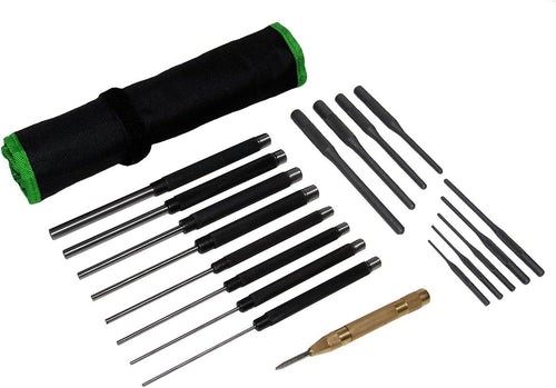 Grip 61138 ENSEMBLE D'ARMURERIE DE POINÇON À ROULEAU LOURD 18 PC