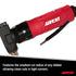 Aircat 6330 Composite Air Nibbler close-up highlighting smallest cut radius for clean cuts in tight corners