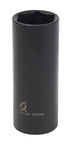 Sunex Tools 2622 1/2" Drive 22mm Extra Thin Wall Deep 6-Point Impact Socket, Black CR-MO