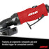 Aircat 6340-A Angle Grinder - ergonomic composite grip and throttle trigger detail