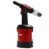 Aircat 6420 1/4" Air Hydraulic Riveter side view with mandrel collection bottle