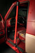 Sunex Tools 4910B hydraulic ram with base attachment used to spread vehicle door frame during collision repair