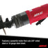 Aircat 6530 Cut-Off Tool cutting 3/8" rolled steel or 18 gauge steel sheet