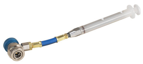 Robinair 16256 R-134A Syringe Type Oil Injector, ACME Quick Coupler - MPR Tools & Equipment