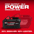 Milwaukee Tool M18 REDLITHIUM FORGE XC8.0 size comparison vs HIGH OUTPUT HD12.0 - 20% smaller and 30% lighter