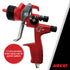 Aircat 6900 HVLP Spray Gun with 1.3mm precision brass spray cap callout