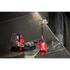 Milwaukee SHOCKWAVE 5/16" x 6" Magnetic Nut Driver in use on sheet metal with M18 FUEL impact driver