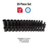 Sunex Tools 3329 29-piece 3/8" drive metric impact socket set lineup, standard 8-22mm and deep 8-22mm plus 1 universal joint