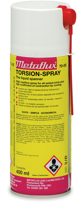 Metaflux 70-05 Torsion Spray 400ml Penetrating Aerosol Can