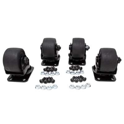 Gojak 7000-K 3-Inch Replacement Caster Kit Set of 4 with Locknuts and Bolts for G7016 Dolly
