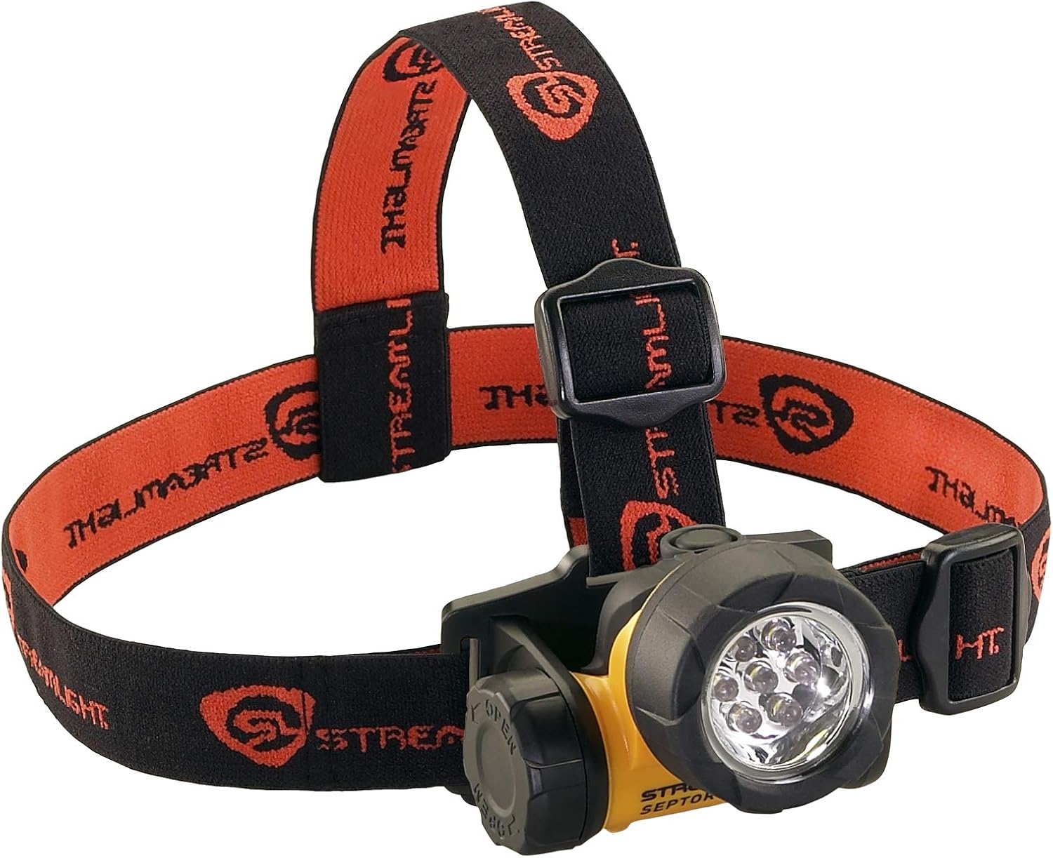 Streamlight 61024 Septor HAZ-LO Division 1 Headlamp, Alkaline Yellow - 85 Lumens