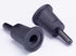 3M 7100294967 1" Roloc+ Holder - Black Plastic Quick-Change Disc Backup Pad with 1/4" Straight Shank
