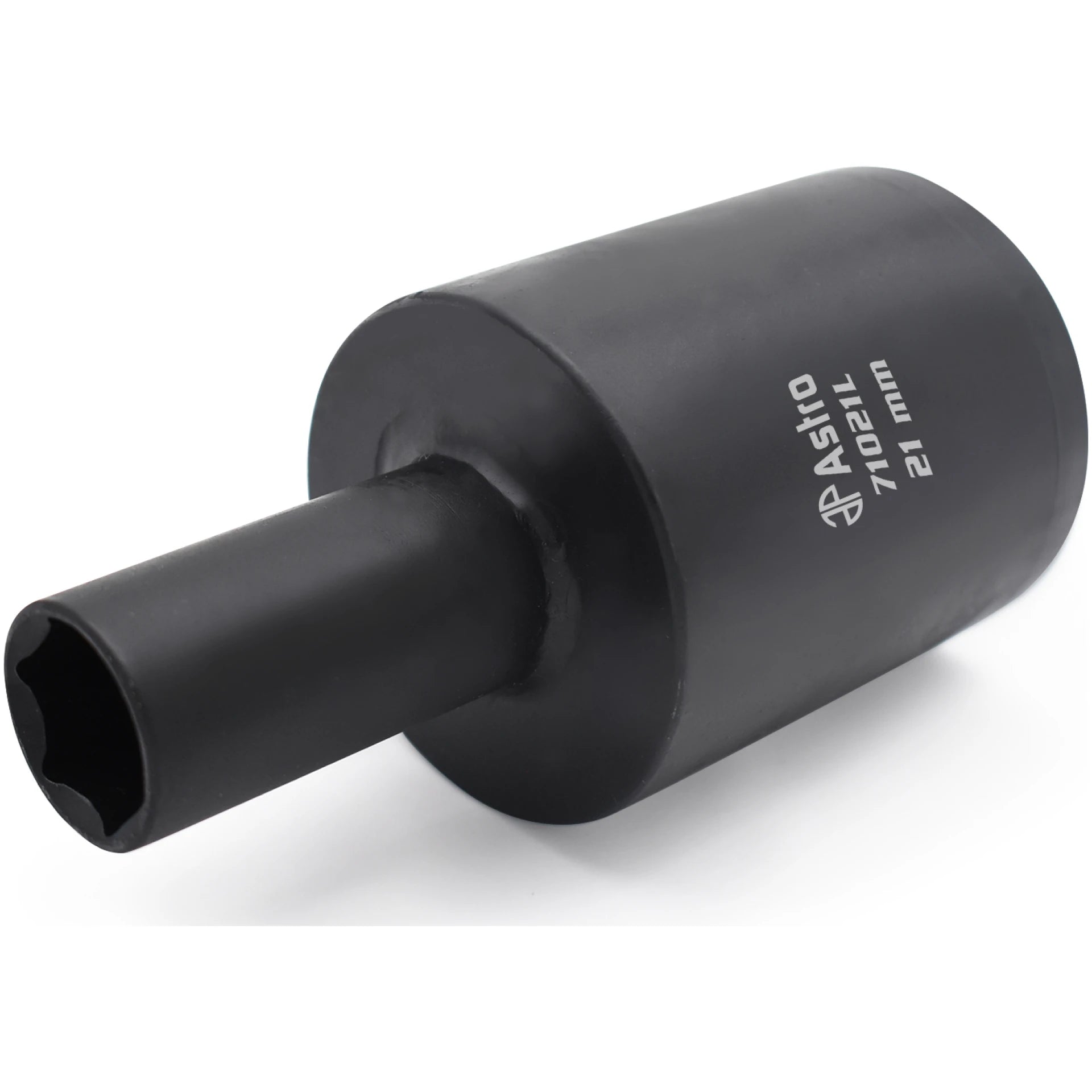 Astro Pneumatic 71021L 21mm Thin Wall Drum Impact Socket - close-up angle of socket end