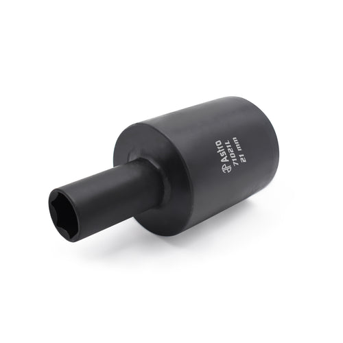 Astro Pneumatic 71021L 21mm Thin Wall Drum Impact Socket - side view showing socket opening end