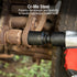 Sunex Tools 254D 1-11/16" deep impact socket in use on rusted fastener with impact wrench