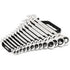 GEARWRENCH 9702D Jeu de 13 clés à cliquet à tête flexible à 12 points SAE