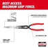Milwaukee Tool 13" Long Reach Pliers Set - Straight Nose and 45 Degree Nose