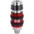 Milton Industries S-1759 Coupleur industriel d'échappement de sécurité universel 2 en un, débit corporel 3/8" NPT x 3/8" (accepte les styles : H, P)