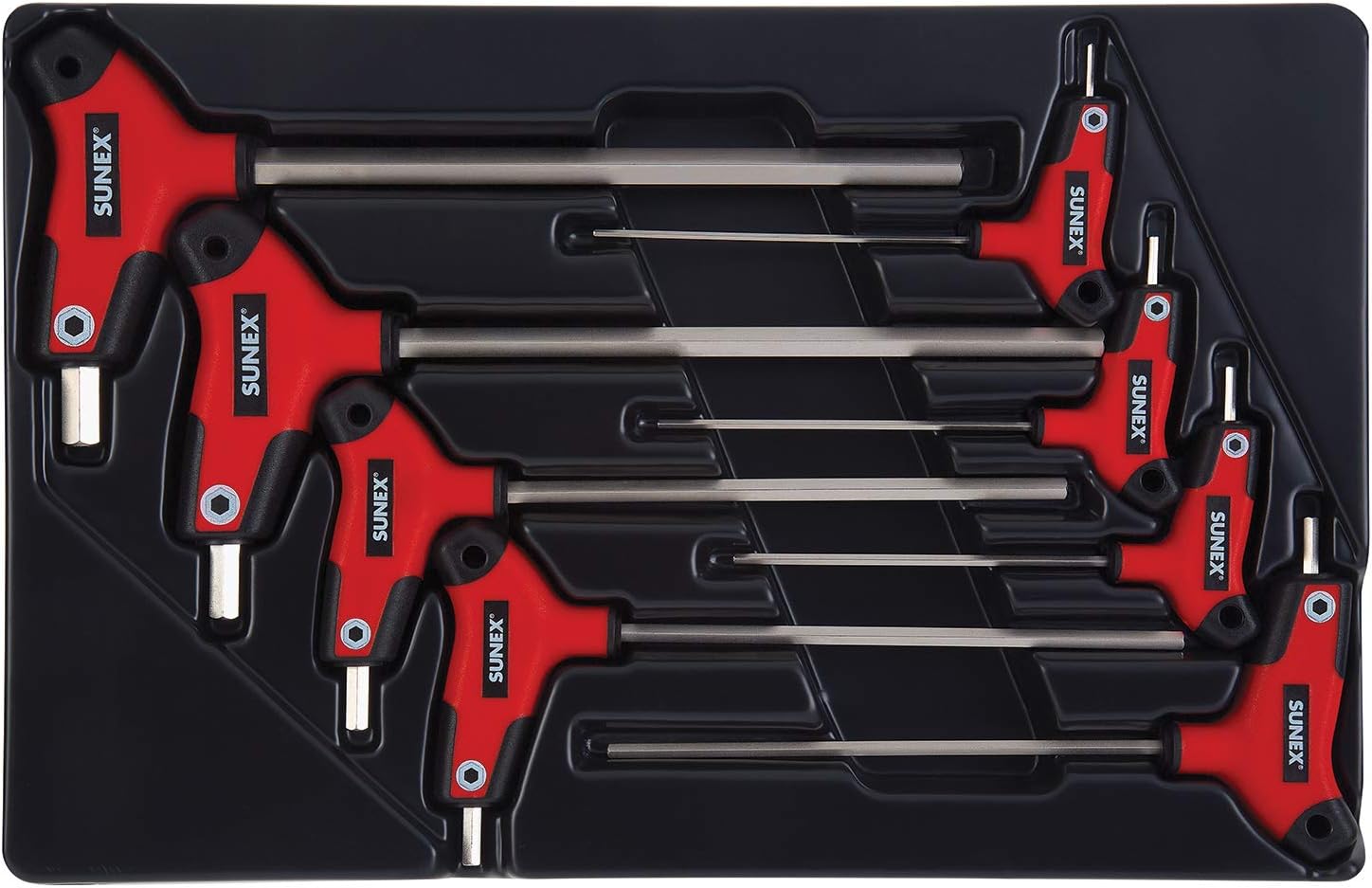 Sunex Tools 9858M 8 pc. T Handle, Hex, Metric Hex Key Set