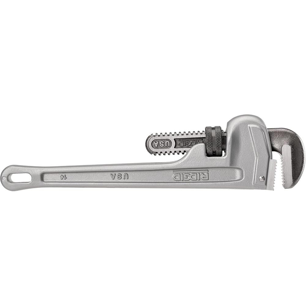 RIDGID 31095 Model 814 Aluminum Straight Pipe Wrench, 14-inch Plumbing Wrench