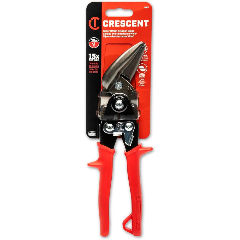 Wiss M6R SNIP,METALMASTER,OFFSET,LT,9.25